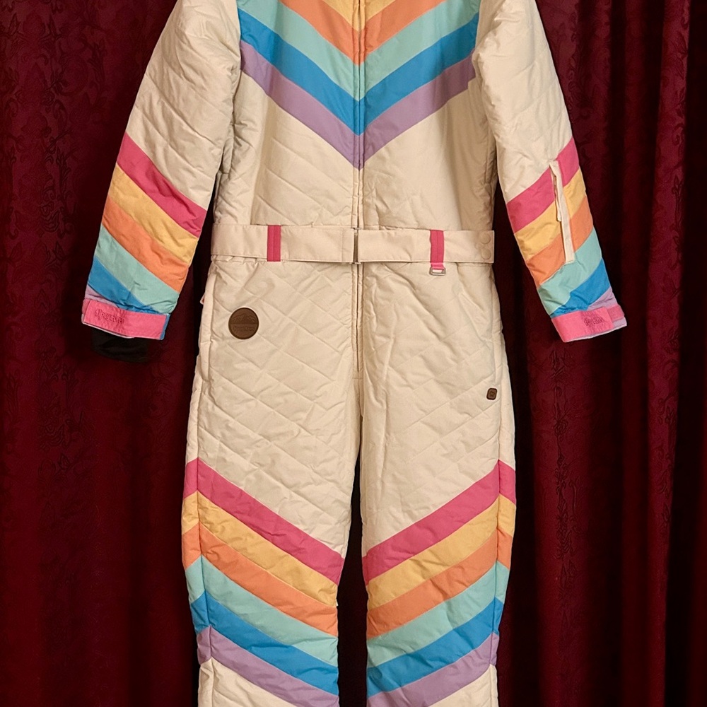Tipsy Elves Multicolor Chevron Jumpsuit